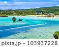万座毛　トベラ岩　夫婦岩 103937228