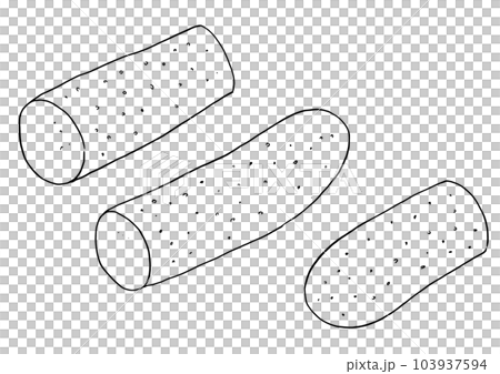 Yam line drawing illustration Yam line drawing illustration 103937594