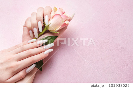 Stylish trendy female manicure. 103938023