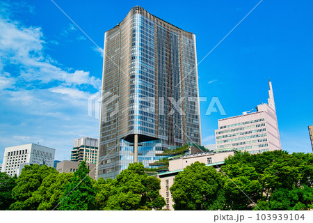 日比谷公園から観る東京ミッドタウン日比谷の風景 日比谷公園から観る東京ミッドタウン日比谷の風景 103939104