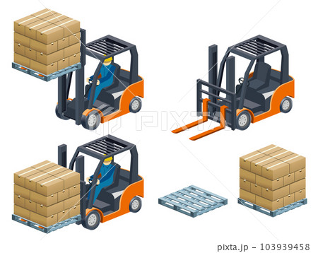 フォークリフトのイラスト 103939458