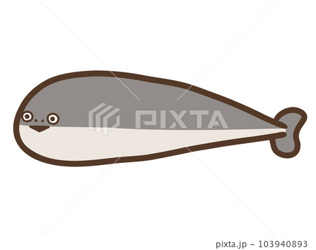 かわいいサカバンバスピスの復元模型／手書きイラスト素材 103940893