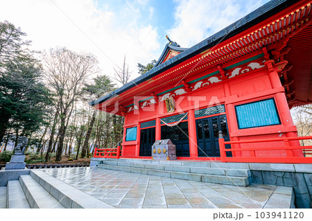 春の赤城神社　群馬県前橋市 103941120