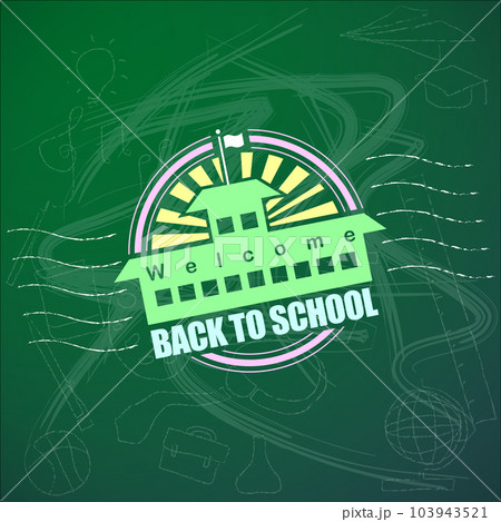 Abstract of Welcome Back to School  103943521