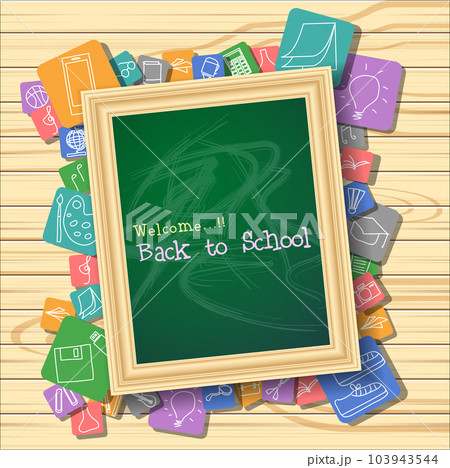 Abstract of Welcome Back to School Abstract of Welcome Back to School 103943544