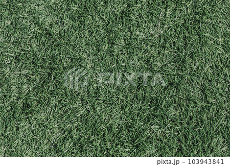 Top view of Artificial Grass. Green background Top view of Artificial Grass. Green background 103943841
