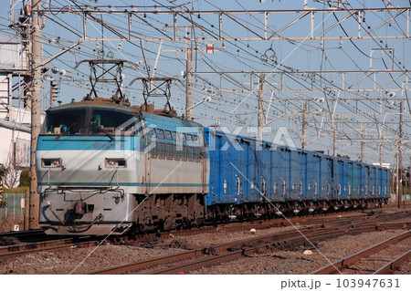 EF66-128号機牽引の紙輸送貨物列車(3461列車)_2010/1/7撮影 EF66-128号機牽引の紙輸送貨物列車(3461列車)_2010/1/7撮影 103947631