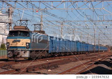 EF66-32号機牽引の紙輸送貨物列車(3461列車)_2009/12/23撮影 EF66-32号機牽引の紙輸送貨物列車(3461列車)_2009/12/23撮影 103947632
