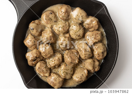Swedish Meatballs on a white background Swedish Meatballs on a white background 103947862