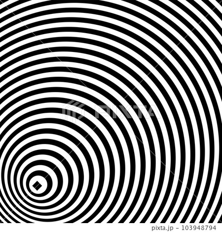 Abstract Geometric Concentric Rings Pattern....のイラスト素材 [103948794] - PIXTA