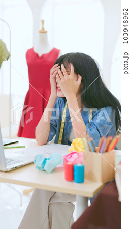 asia female trendy designer anxiety 103948962