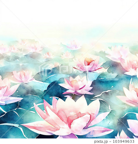 sunflowers in watercolor style blank,bright and vibrant  103949633