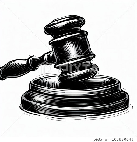 Judge gavel on table Judge gavel on table 103950649