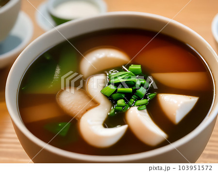 Cozy restaurant with warm lighting and detail. 103951572