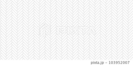 Herringbone wallpaper, floor, kitchen vector seamless tile pattern. Simple scandinavian ceramic zigzag print banner. 103952007