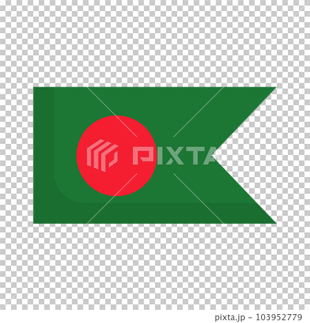 Modern bangladesh flag icon. vector. 103952779