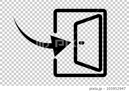 Entry icon, open the door and enter 103952947