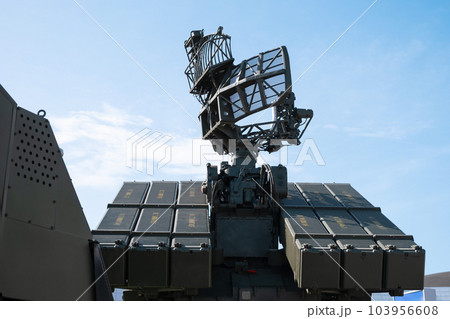 Radar system on military equipment. Modern military equipment Radar system on military equipment. Modern military equipment 103956608