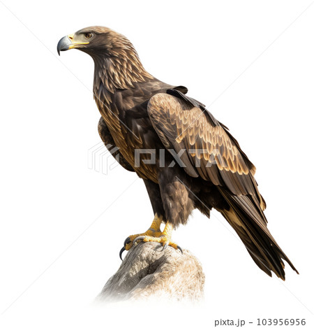 Eagle Bird Isolated. Illustration AI Generative 103956956