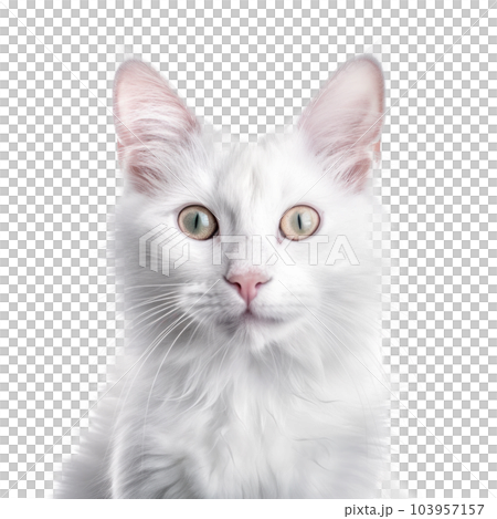 Cat portrait isolated. Illustration AI Generative Cat portrait isolated. Illustration AI Generative 103957157