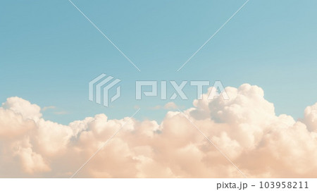Beautiful sky on colorful gentle light day background.Picturesque Beautiful sky on colorful gentle light day background.Picturesque 103958211