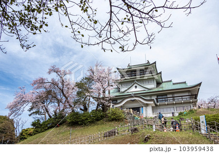 春の小牧山城 麒麟の城 春の小牧山城 麒麟の城 103959438
