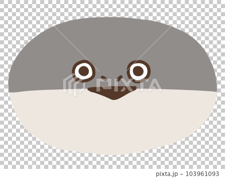 Reconstructed model of a cute Sakaban Baspis / hand-drawn illustration material Reconstructed model of a cute Sakaban Baspis / hand-drawn illustration material 103961093