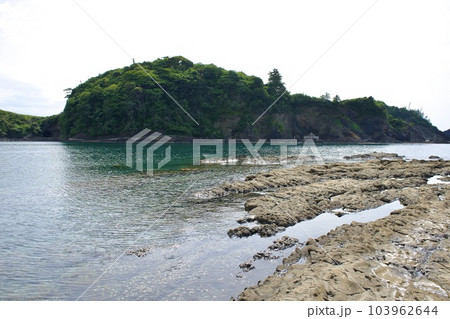 島根半島ジオパーク　溶岩の島　加賀桂島 103962644