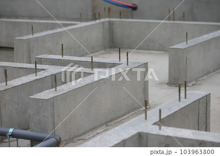 新築住宅の基礎工事 イメージ 新築住宅の基礎工事 イメージ 103963800