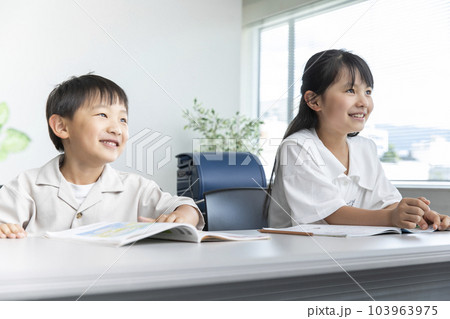 弟に勉強を教えるお姉ちゃん 弟に勉強を教えるお姉ちゃん 103963975