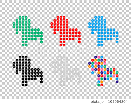 市町村入り地図＿愛知県＿デフォルメ-05 103964804