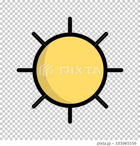 pop sun icon pop sun icon 103965556