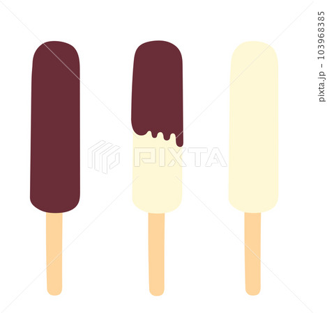 chocolate popsicle clipart