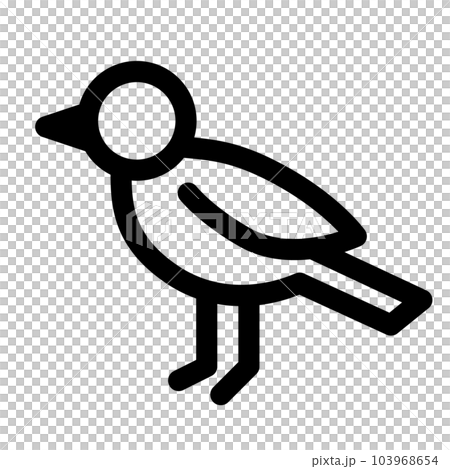 代表寵物、鳥類和小鳥的線條樣式圖標 代表寵物、鳥類和小鳥的線條樣式圖標 103968654