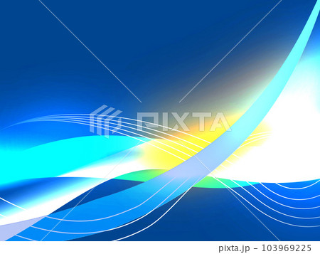 ブルーを基調とした抽象背景 103969225