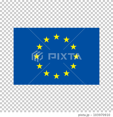 歐洲國旗圖標。歐盟旗幟圖標。向量。 103970910