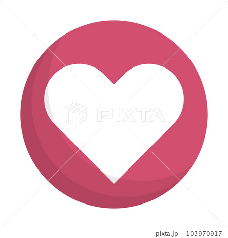 instagram heart icon vector