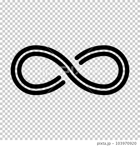 Fashionable infinity icon. Unlimited. vector. Fashionable infinity icon. Unlimited. vector. 103970920