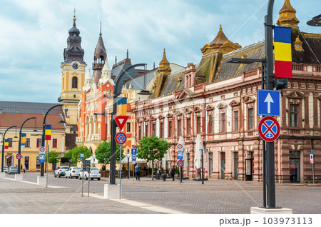 Unirii Square in Oradea, Romania Unirii Square in Oradea, Romania 103973113