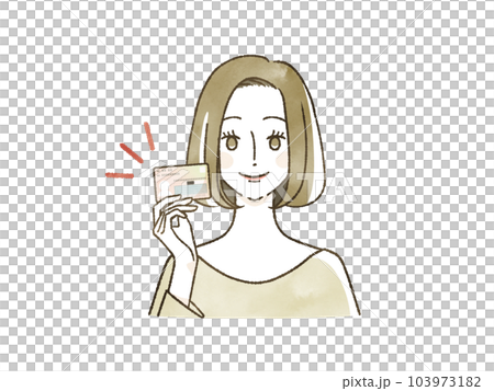 微笑的女人拿著我的號碼牌 103973182