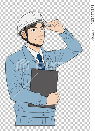 Young site supervisor working at a construction company 103973521