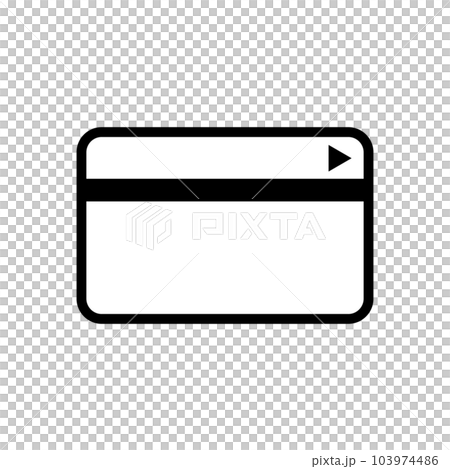 クレジットカードやキャッシュカードのアイコン。決済や銀行口座。ベクター。 103974486