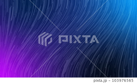 Data connection speed lines technology abstract background Digital fiber hi tech concept Blue light streak, fiber optic Technology background led fibers Speed digital lights 3d rendering 103976565