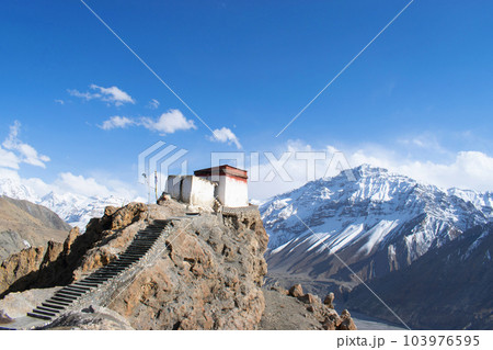 Dhankar Gompa or Dhankar monastery, Spiti, Himachal Pradesh, India Dhankar Gompa or Dhankar monastery, Spiti, Himachal Pradesh, India 103976595