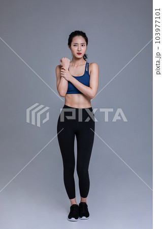 healthy beauty concept photo of korean asian beautiful woman feeling wrist pain healthy beauty concept photo of korean asian beautiful woman feeling wrist pain 103977101