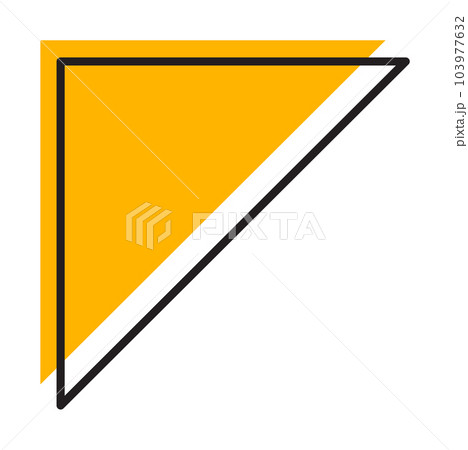 Trendy vector minimalist geometric line color basic element. Shape abstract figure bauhaus form. Retro style texture illustration. Modern design poster, cover, card design 103977632
