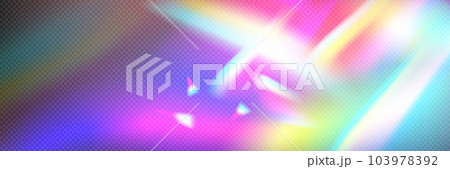 Rainbow prism light crystal glass overlay texture 103978392