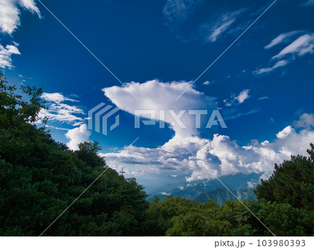 塩見岳山頂より 103980393