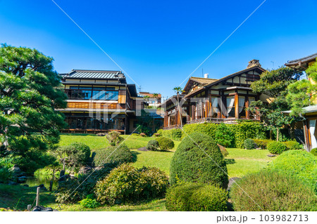 起雲閣 秋晴れの中庭と建物4 静岡県熱海市 起雲閣 秋晴れの中庭と建物4 静岡県熱海市 103982713