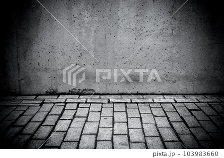 Grungy concrete wall and floor as background 103983660